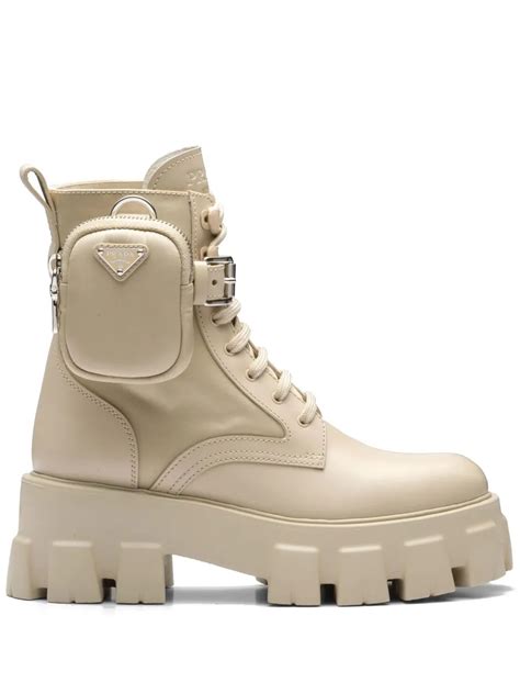 prada blue combat boots